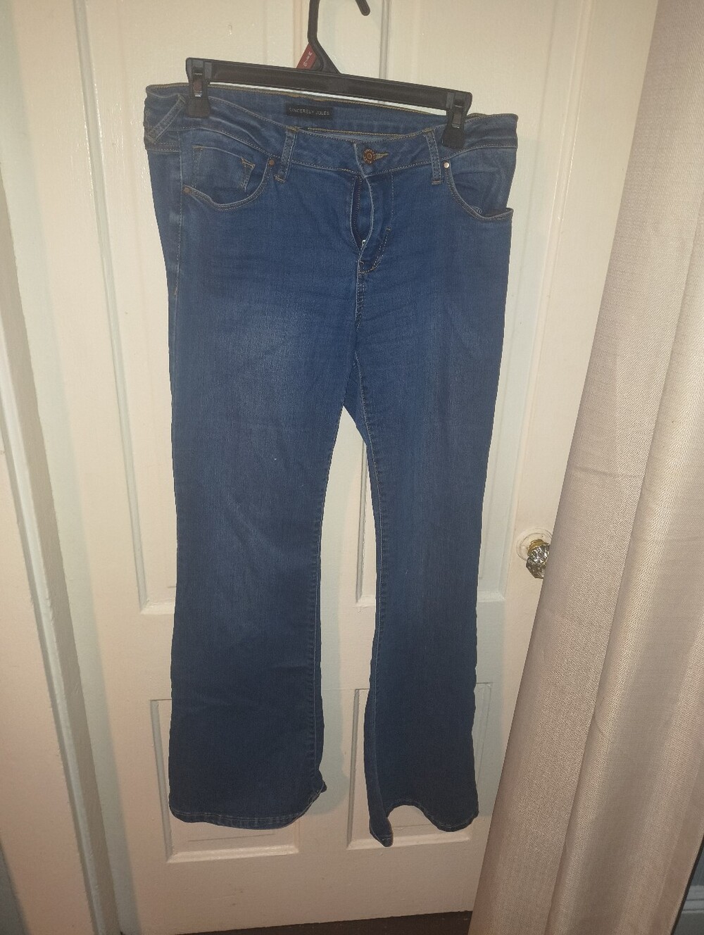 Sincerely Jules Dark Blue Flare Jeans